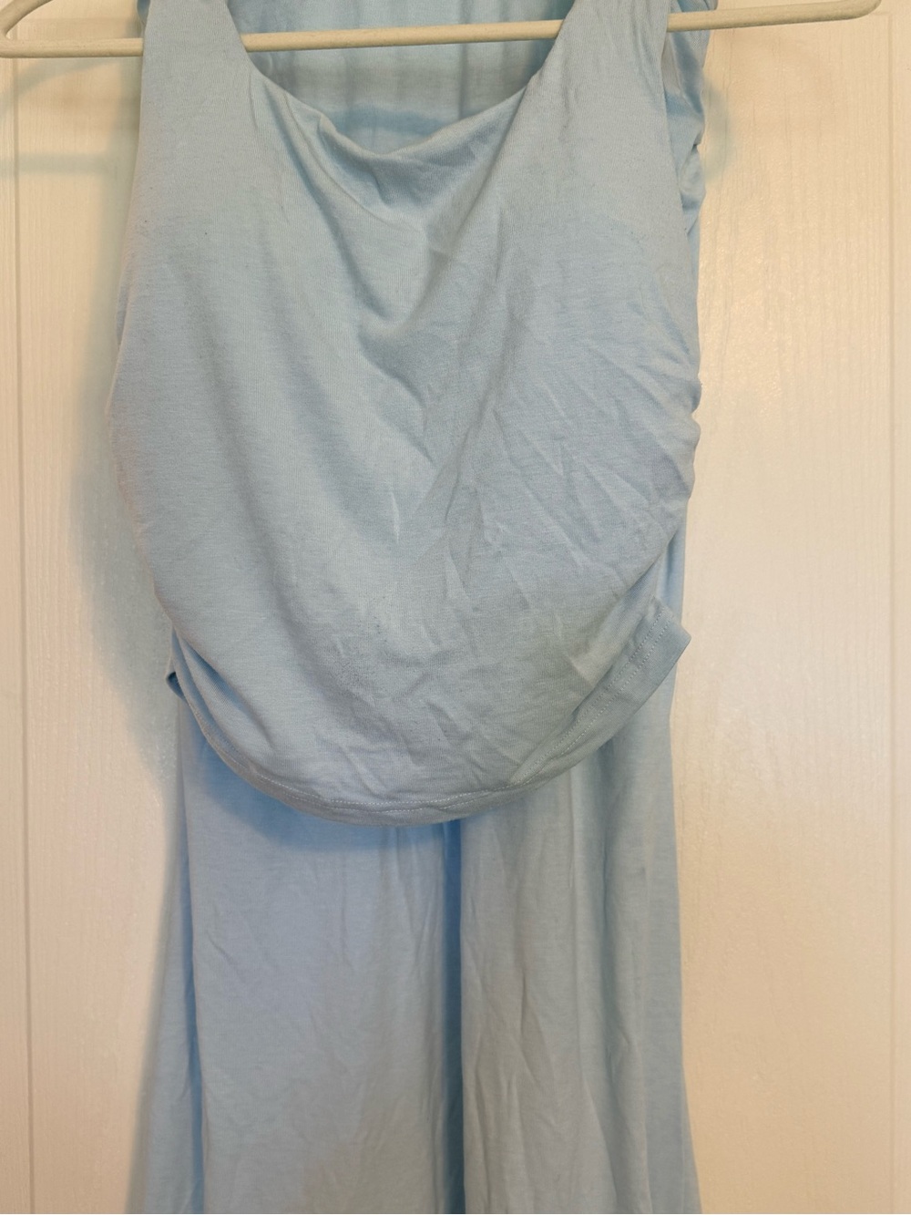 OGL light blue maxi dress set